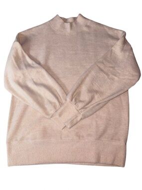 Homebody Cream Mock Neck Sweater Size L